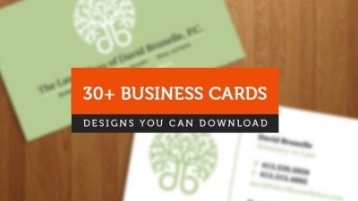 30+ Business Cards Resources for Your Design - Brand