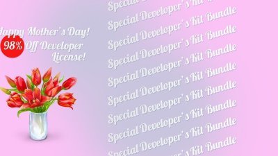 Happy Mothers Day - 98% OFF Wordpress Development Kit - Floral design