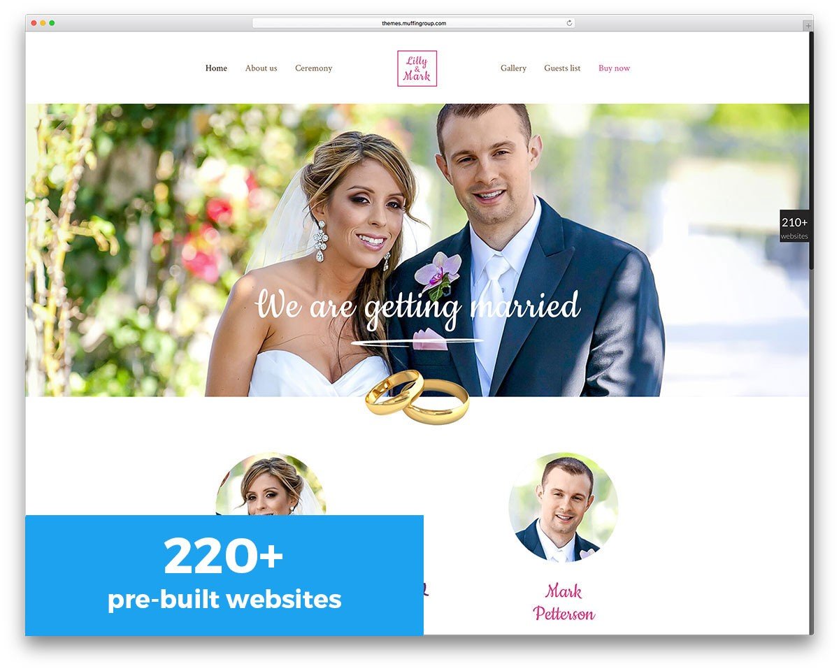 The Best 6 Wedding Wordpress Themes Released in 2017 -