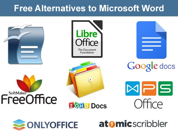 12 Best Free Microsoft Word Alternatives - Blogging