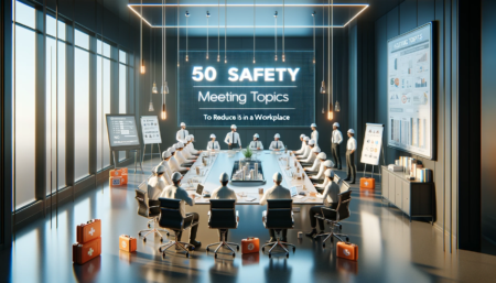 50 tópicos de reuniões de segurança para reduzir riscos em um local de trabalho -