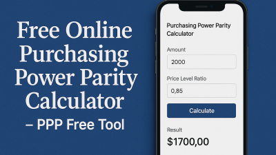 Free Online Purchasing Power Parity Calculator – PPP Free Tool