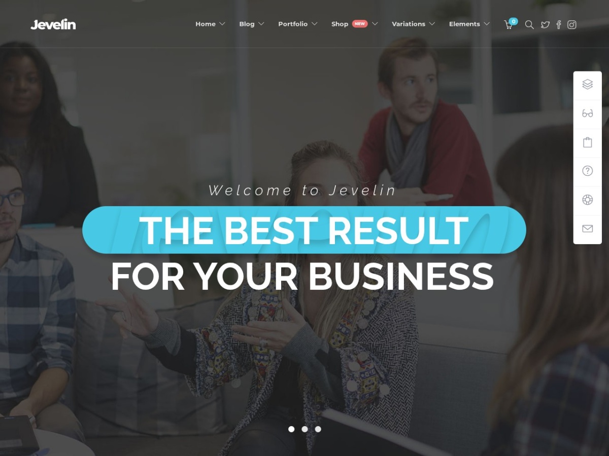 100 Best WordPress themes in 2026 - Free, Paid and Freemium - Jevelin WordPress theme screenshot 2026