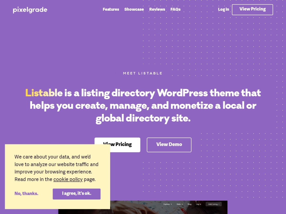100 Best WordPress themes in 2026 - Free, Paid and Freemium - Listable WordPress theme screenshot 2026