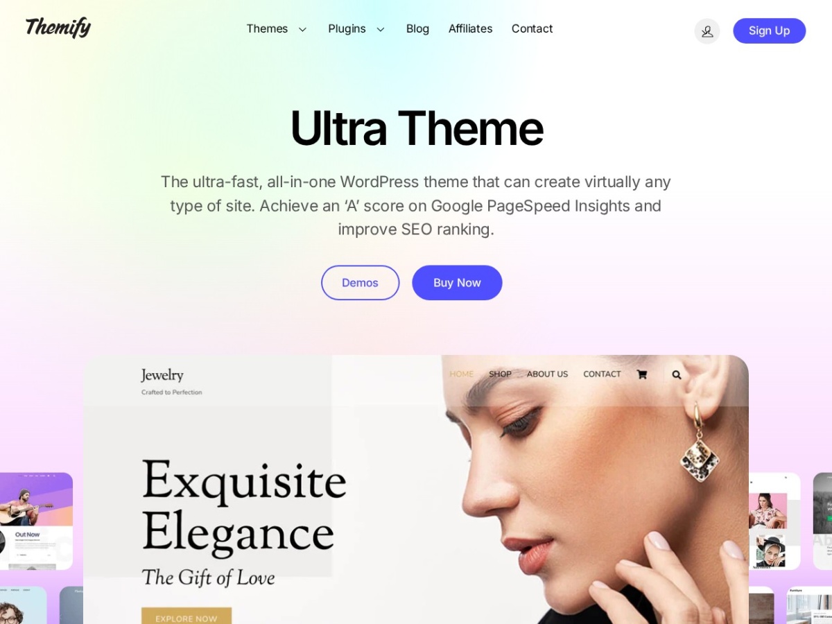 100 Best WordPress themes in 2026 - Free, Paid and Freemium - Ultra WordPress theme screenshot 2026