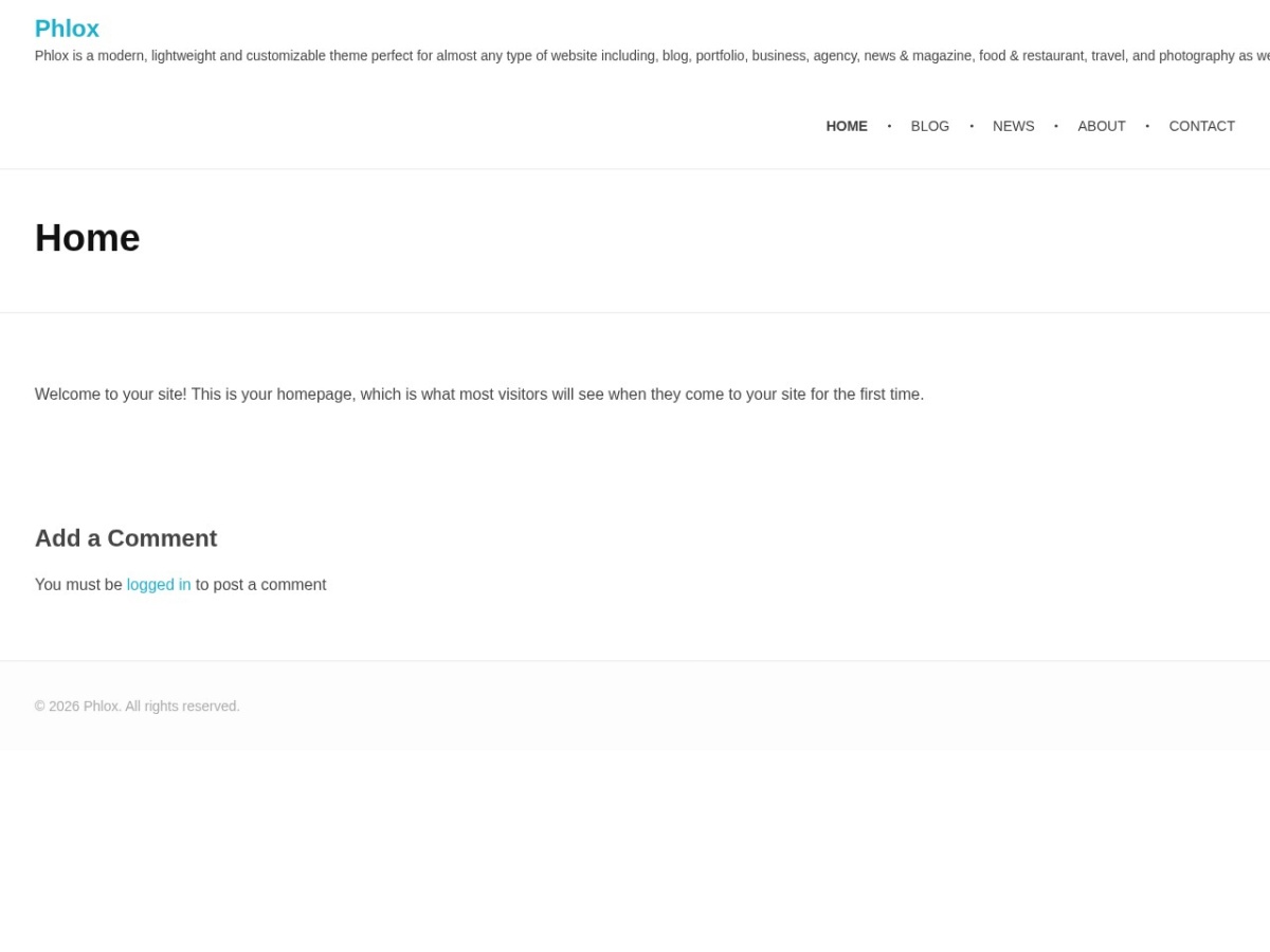 100 Best WordPress themes in 2026 - Free, Paid and Freemium - Phlox WordPress theme screenshot 2026