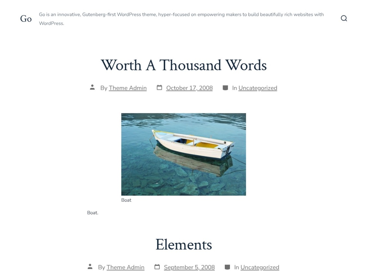 100 Best WordPress themes in 2026 - Free, Paid and Freemium - Go WordPress theme screenshot 2026