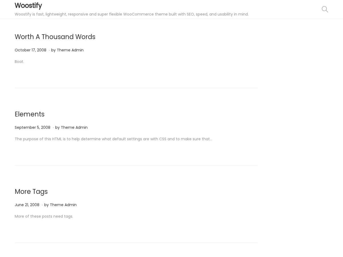 100 Best WordPress themes in 2026 - Free, Paid and Freemium - Woostify WordPress theme screenshot 2026