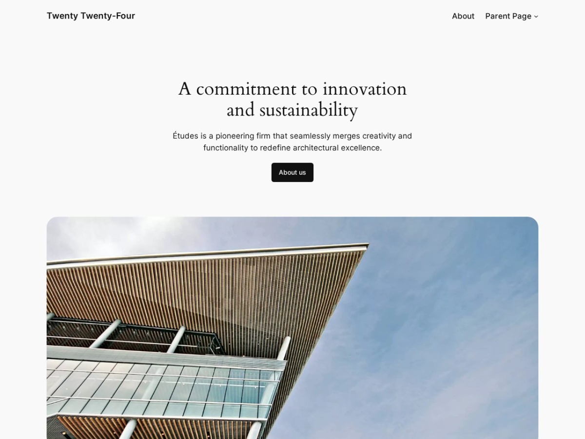 100 Best WordPress themes in 2026 - Free, Paid and Freemium - Twenty Twenty-Four WordPress theme screenshot 2026