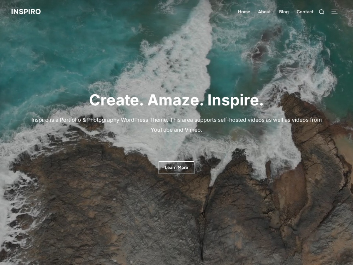 100 Best WordPress themes in 2026 - Free, Paid and Freemium - Inspiro Lite WordPress theme screenshot 2026