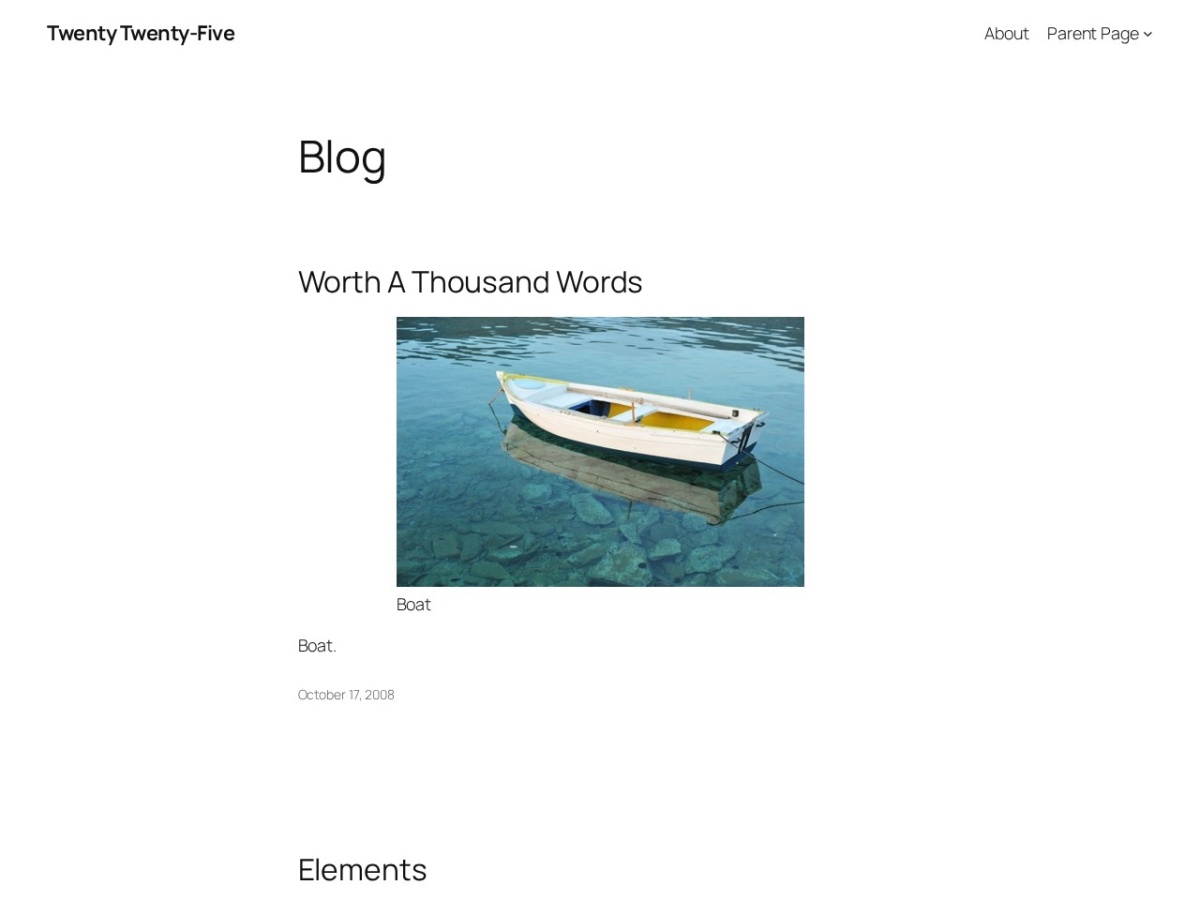 100 Best WordPress themes in 2026 - Free, Paid and Freemium - Twenty Twenty-Five WordPress theme screenshot 2026