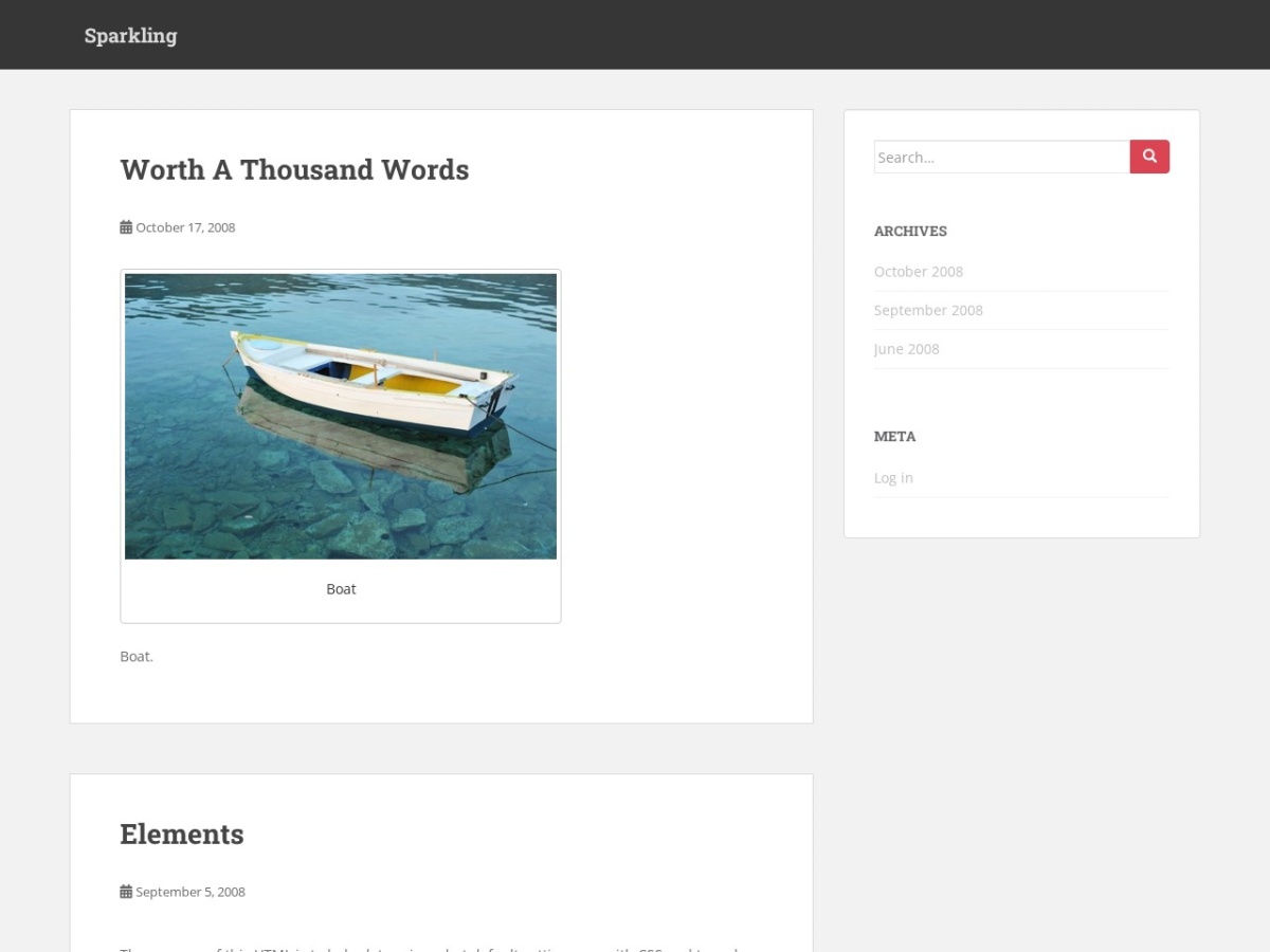 100 Best WordPress themes in 2026 - Free, Paid and Freemium - Sparkling WordPress theme screenshot 2026