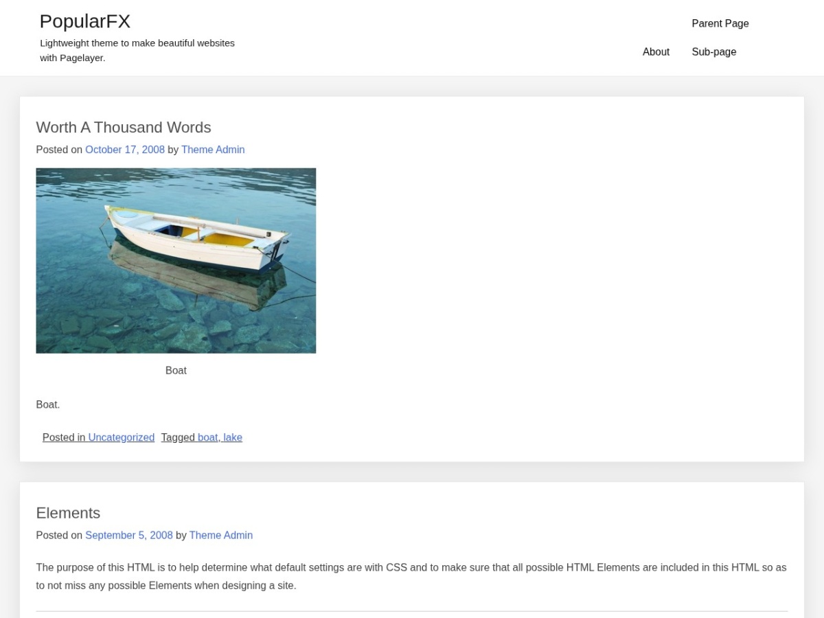 100 Best WordPress themes in 2026 - Free, Paid and Freemium - PopularFX WordPress theme screenshot 2026