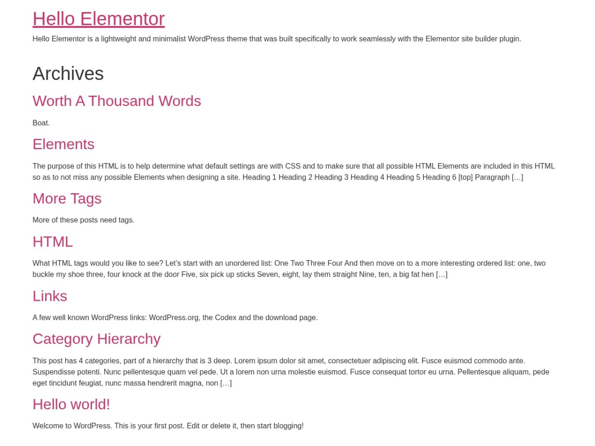 100 Best WordPress themes in 2026 - Free, Paid and Freemium - Hello Elementor WordPress theme screenshot 2026