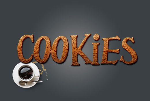 Sweet Cookies Text Effect in Photoshop For Beginners -