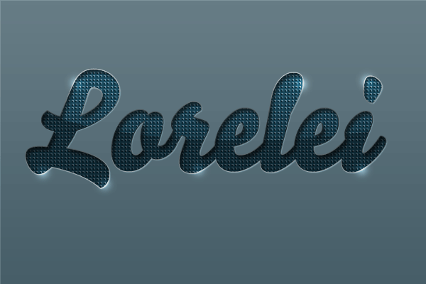 16 embossed text effect photoshop - Designed Stylish Embossed Text with Metallic Glow