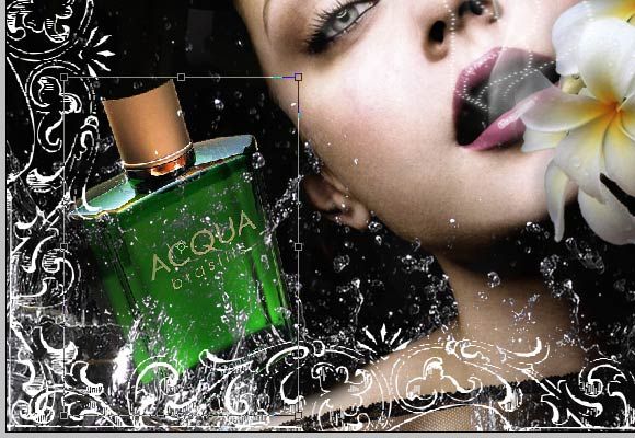 Design a Stunning French Perfume Advert Poster -