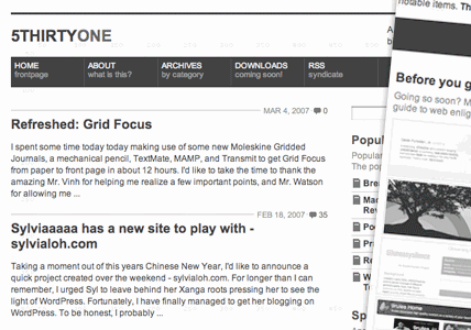 Gridfocus in 100 Excellent Free WordPress Themes