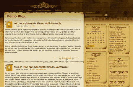 Infocreek in 100 Excellent Free WordPress Themes