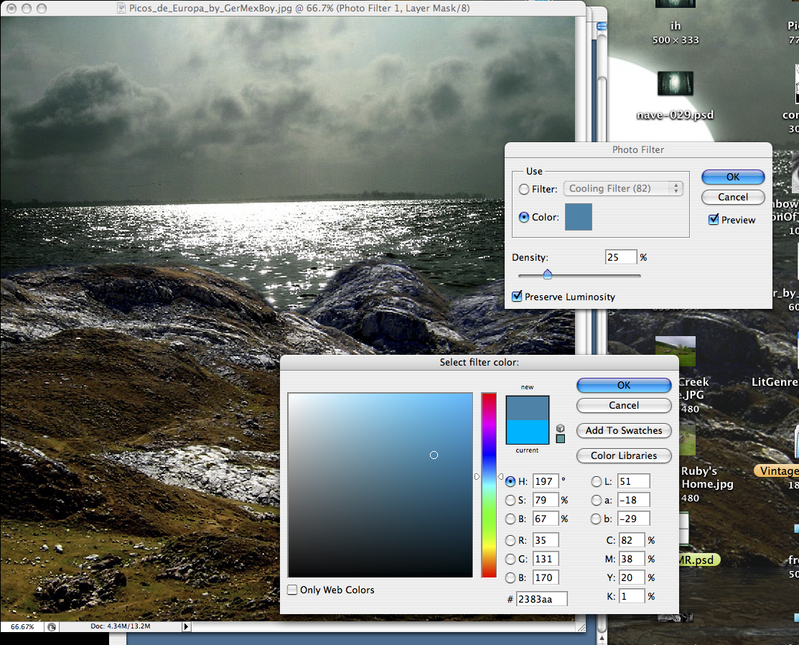 Design Dark Sea Ship Photo Manipulation Scene -