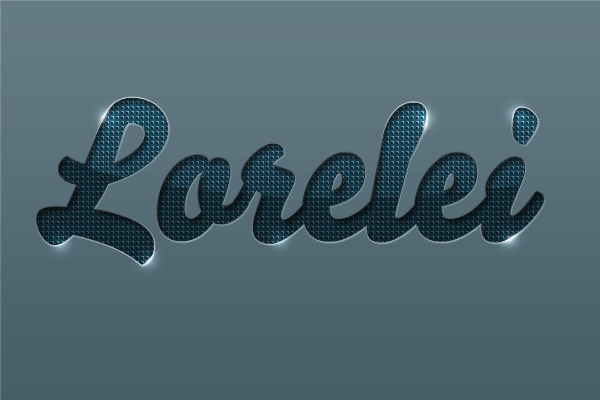 result embossed text effect photoshop - Designed Stylish Embossed Text with Metallic Glow
